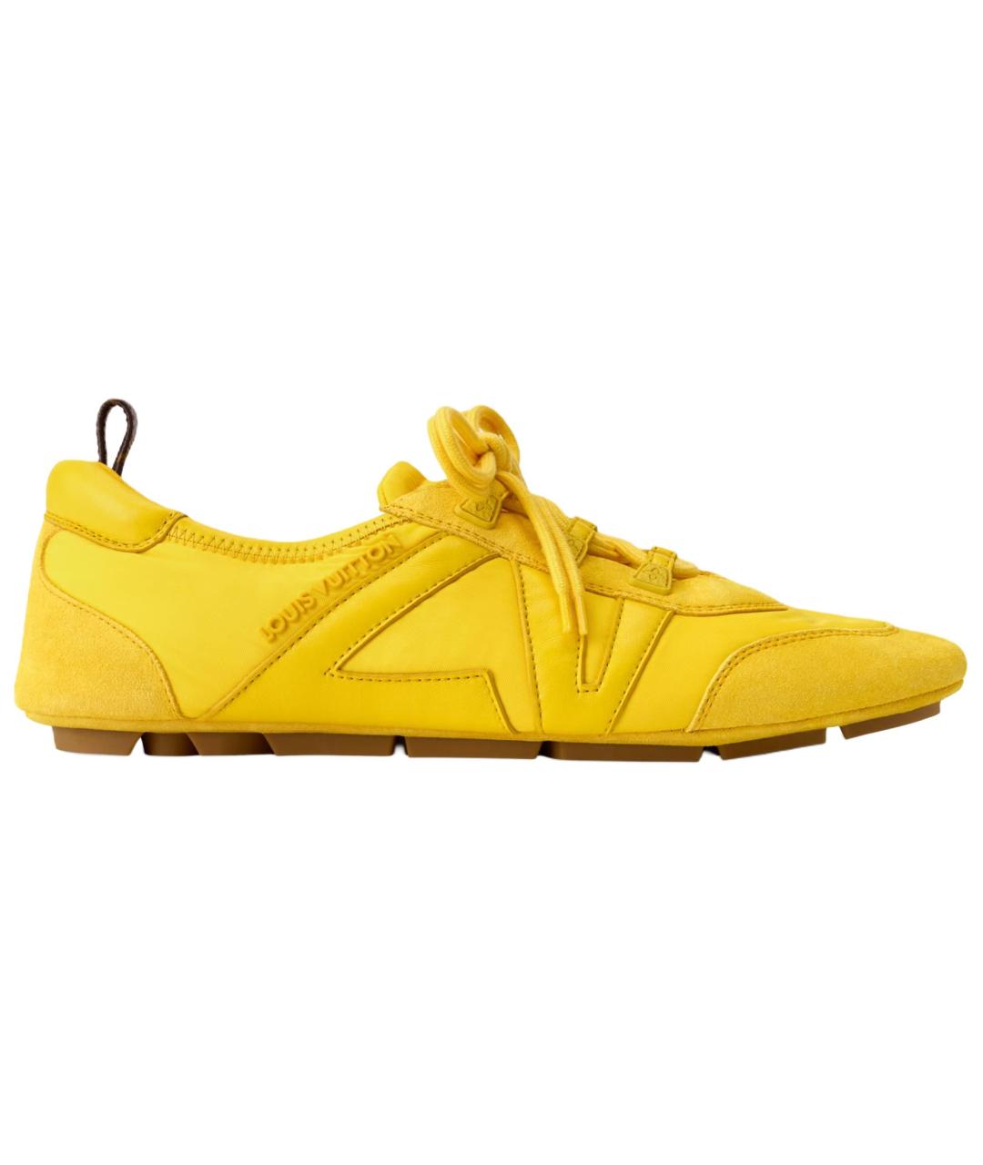 LOUIS VUITTON Желтые кроссовки, фото 1