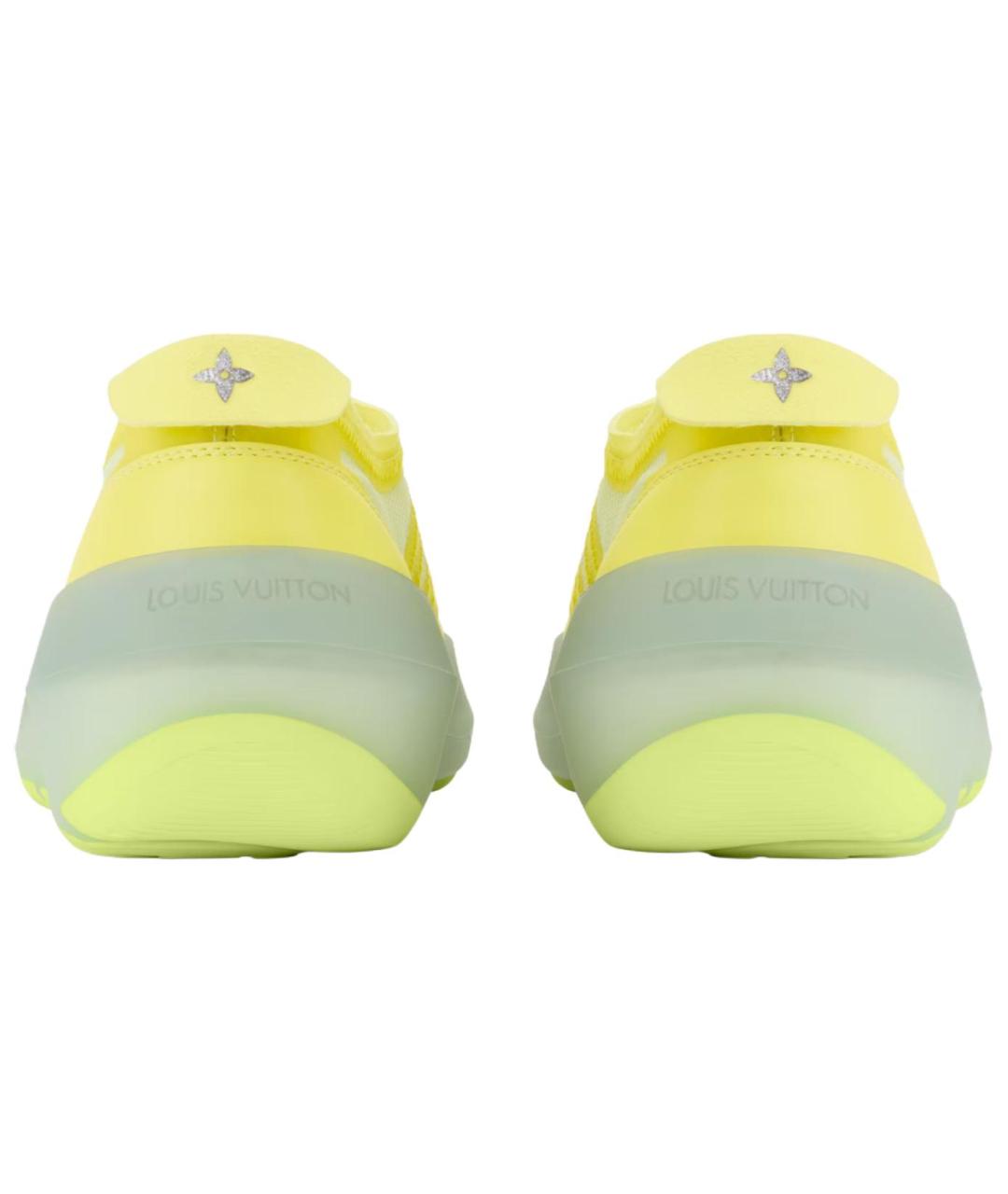 LOUIS VUITTON Желтые кроссовки, фото 4