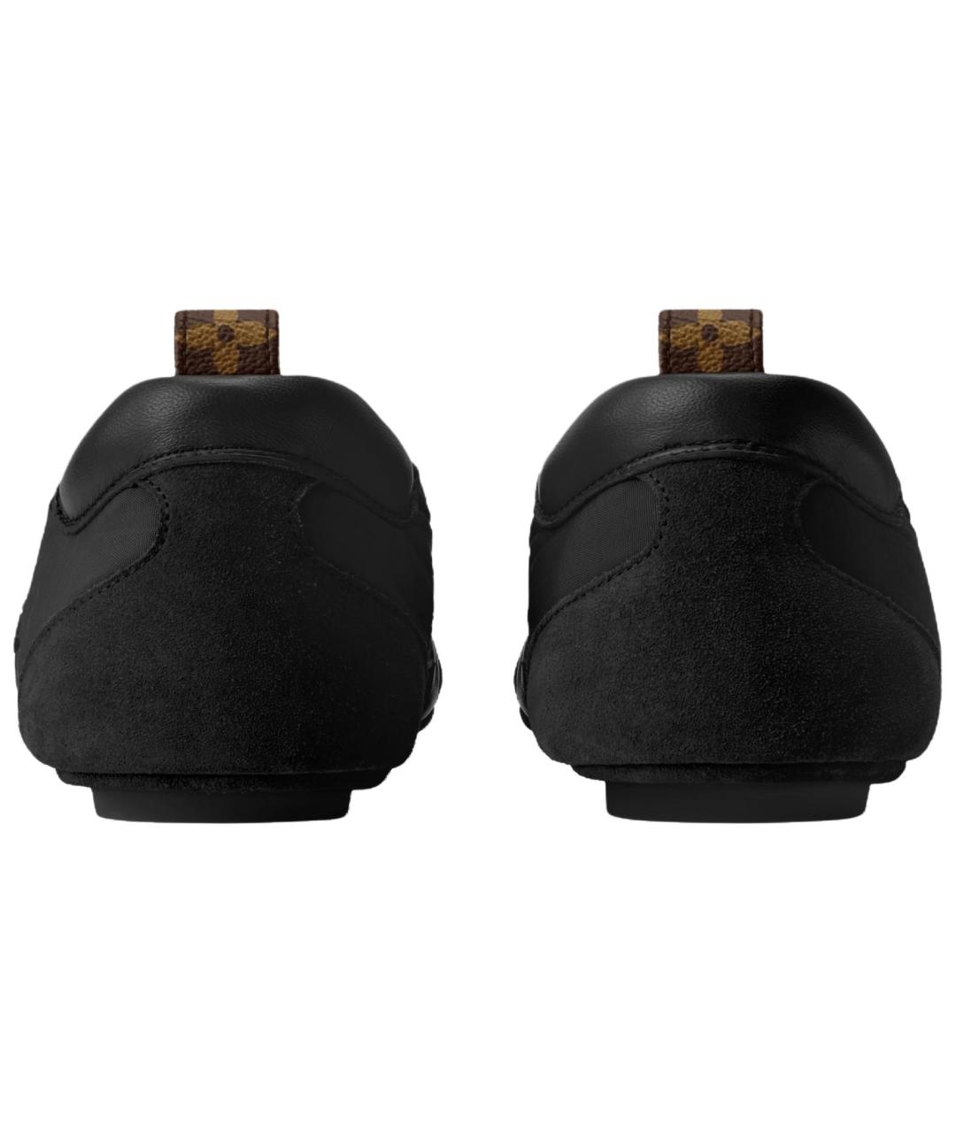 LOUIS VUITTON Черные кожаные кроссовки, фото 5