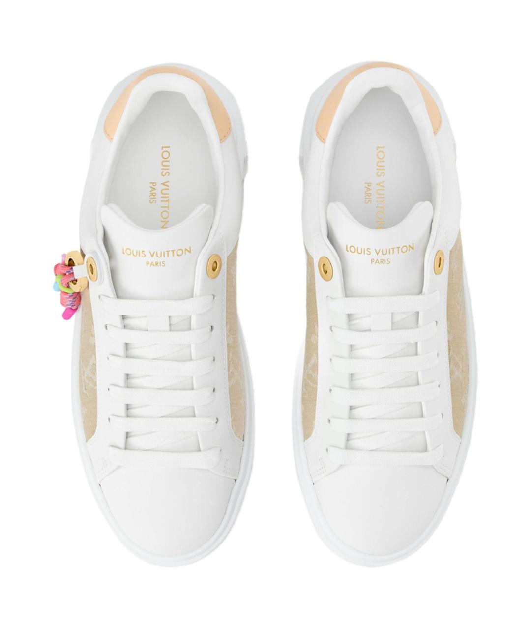 LOUIS VUITTON Белые кроссовки, фото 4