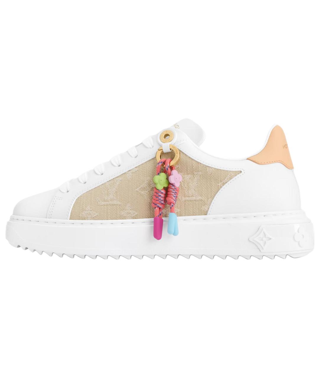 LOUIS VUITTON Белые кроссовки, фото 2