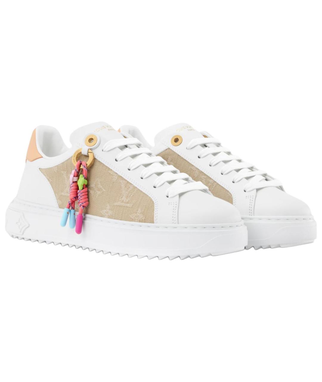 LOUIS VUITTON Белые кроссовки, фото 3