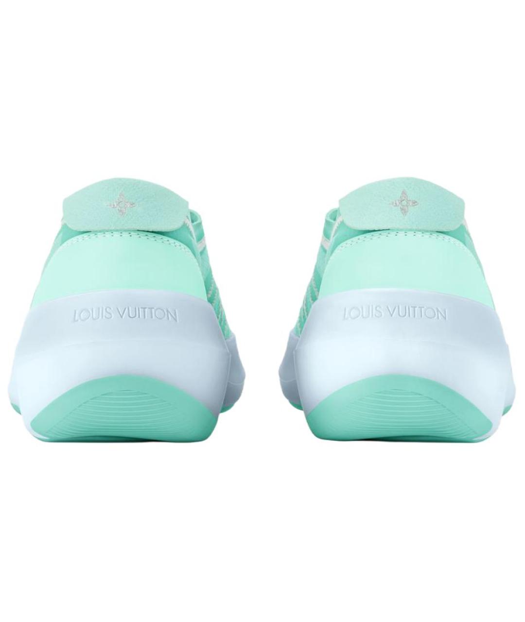 LOUIS VUITTON Зеленые кроссовки, фото 5