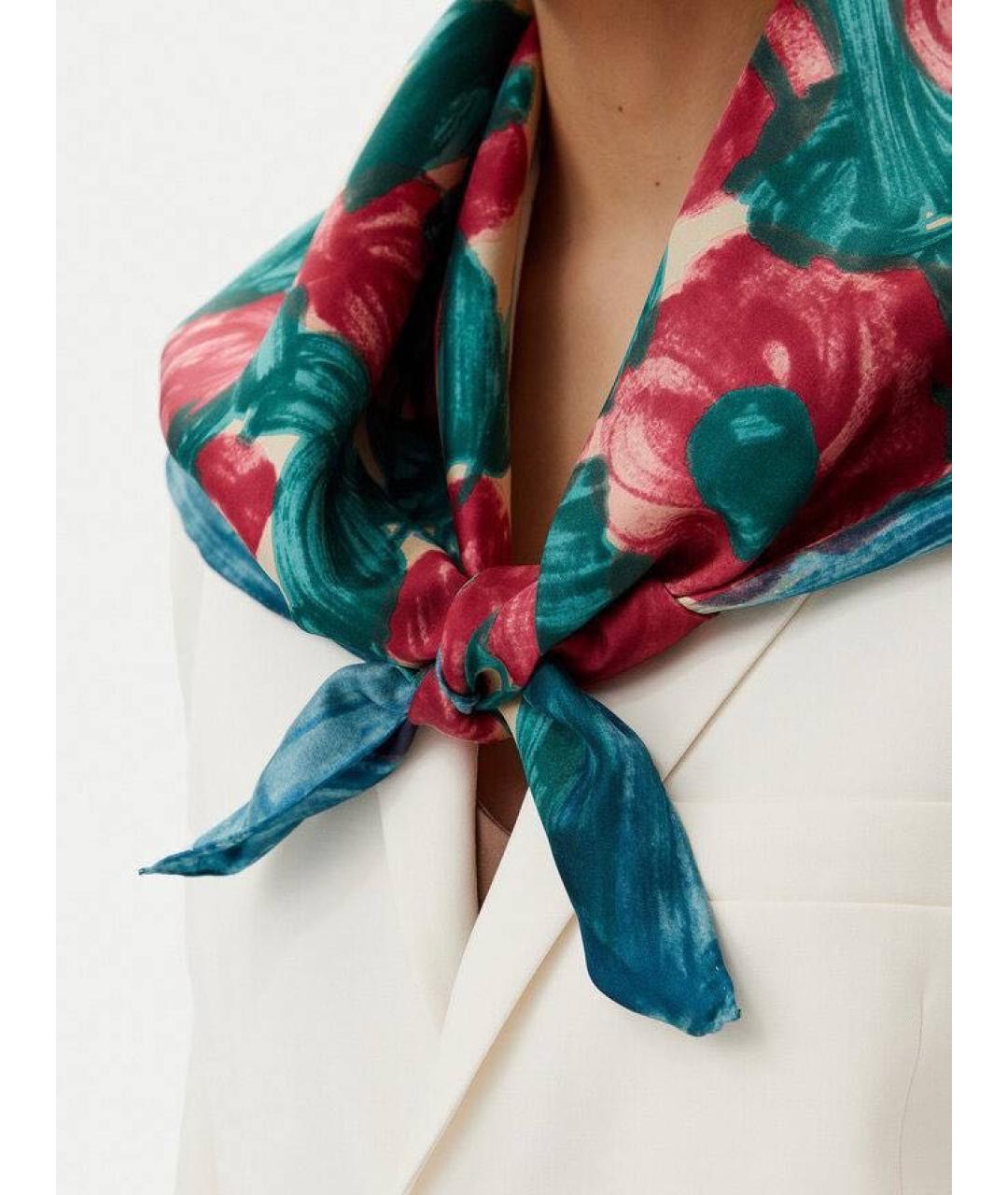 MAX MARA Мульти шелковый платок, фото 2
