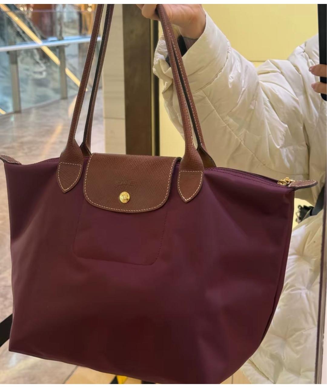 LONGCHAMP Бордовая сумка через плечо, фото 2