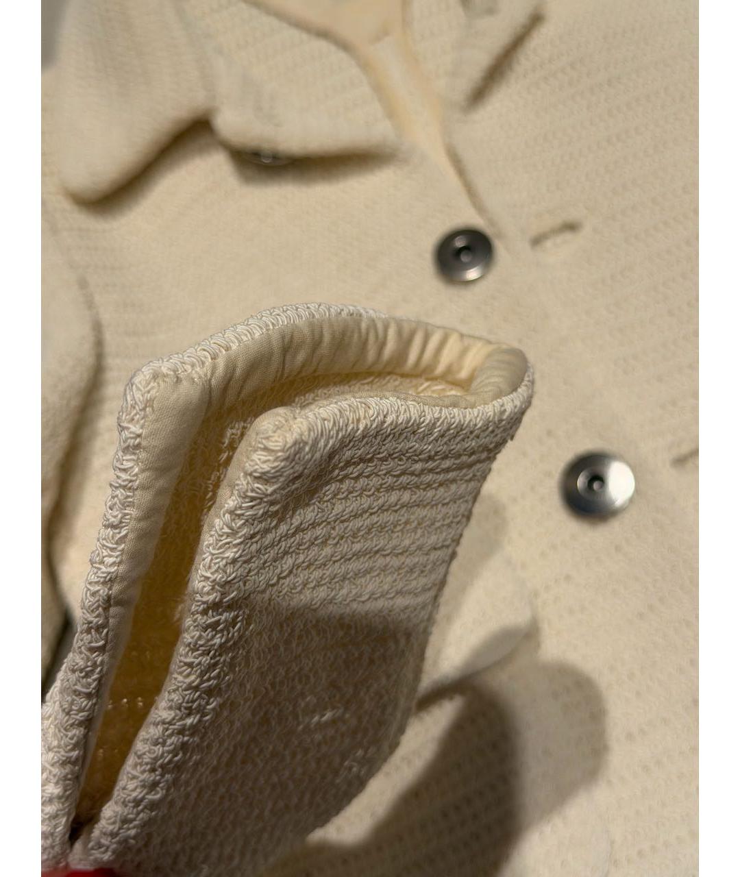 BOTTEGA VENETA Белый жакет/пиджак, фото 7