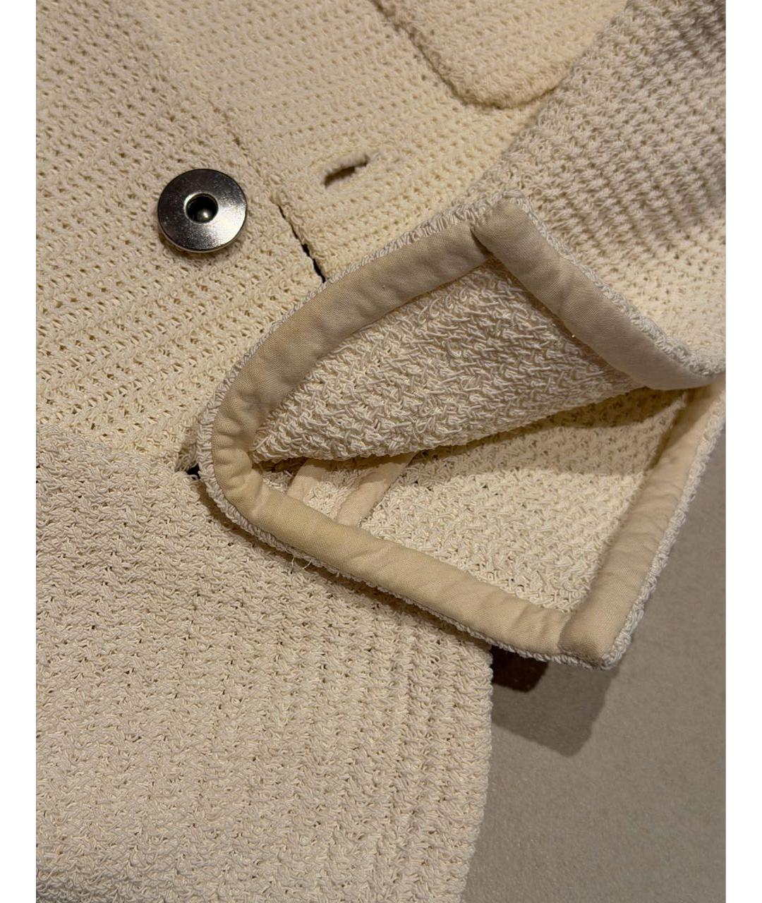 BOTTEGA VENETA Белый жакет/пиджак, фото 8