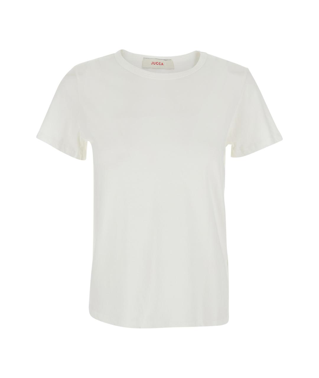 JUCCA Белая хлопковая футболка, фото 1
