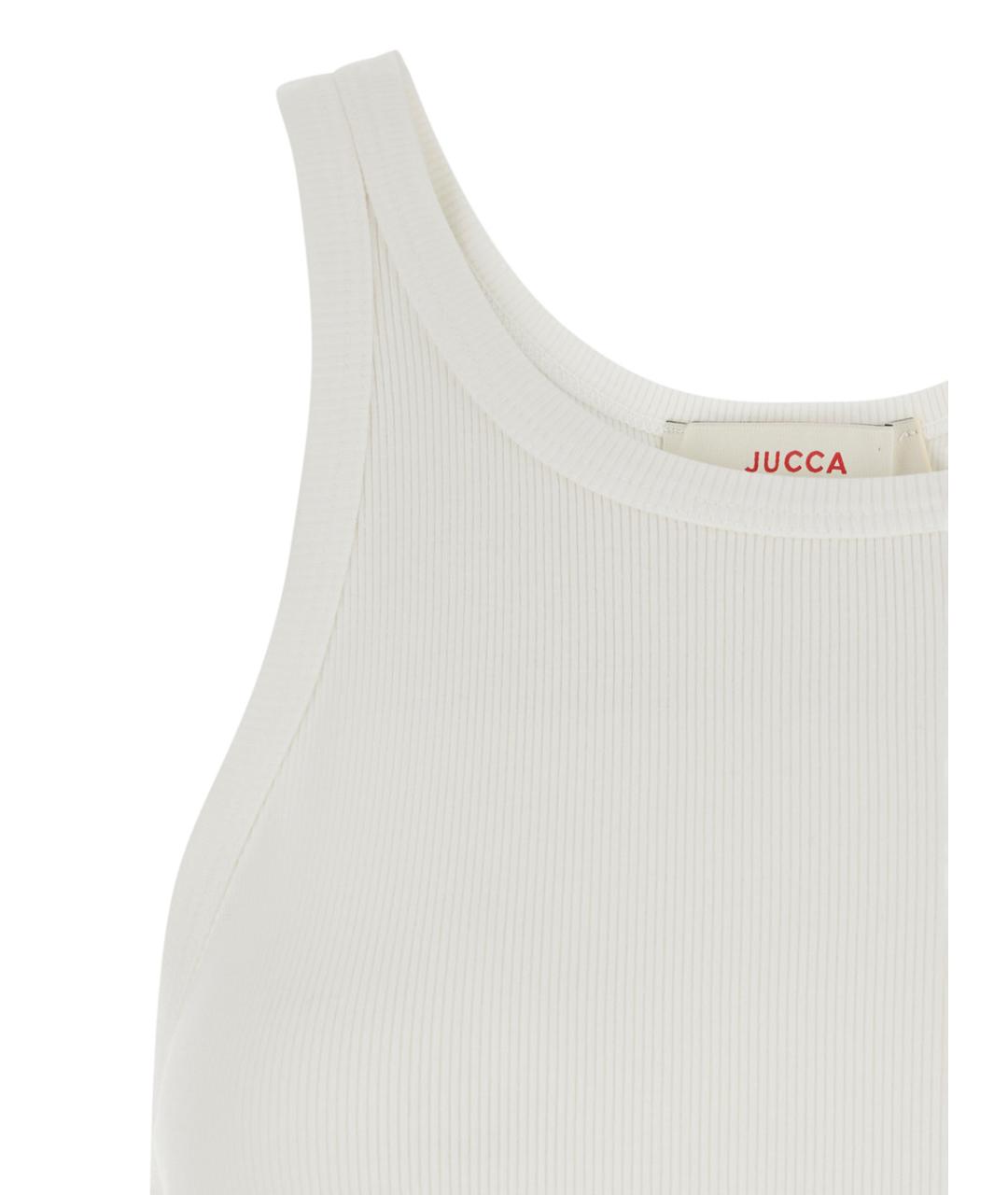 JUCCA Белое вискозное повседневное платье, фото 3