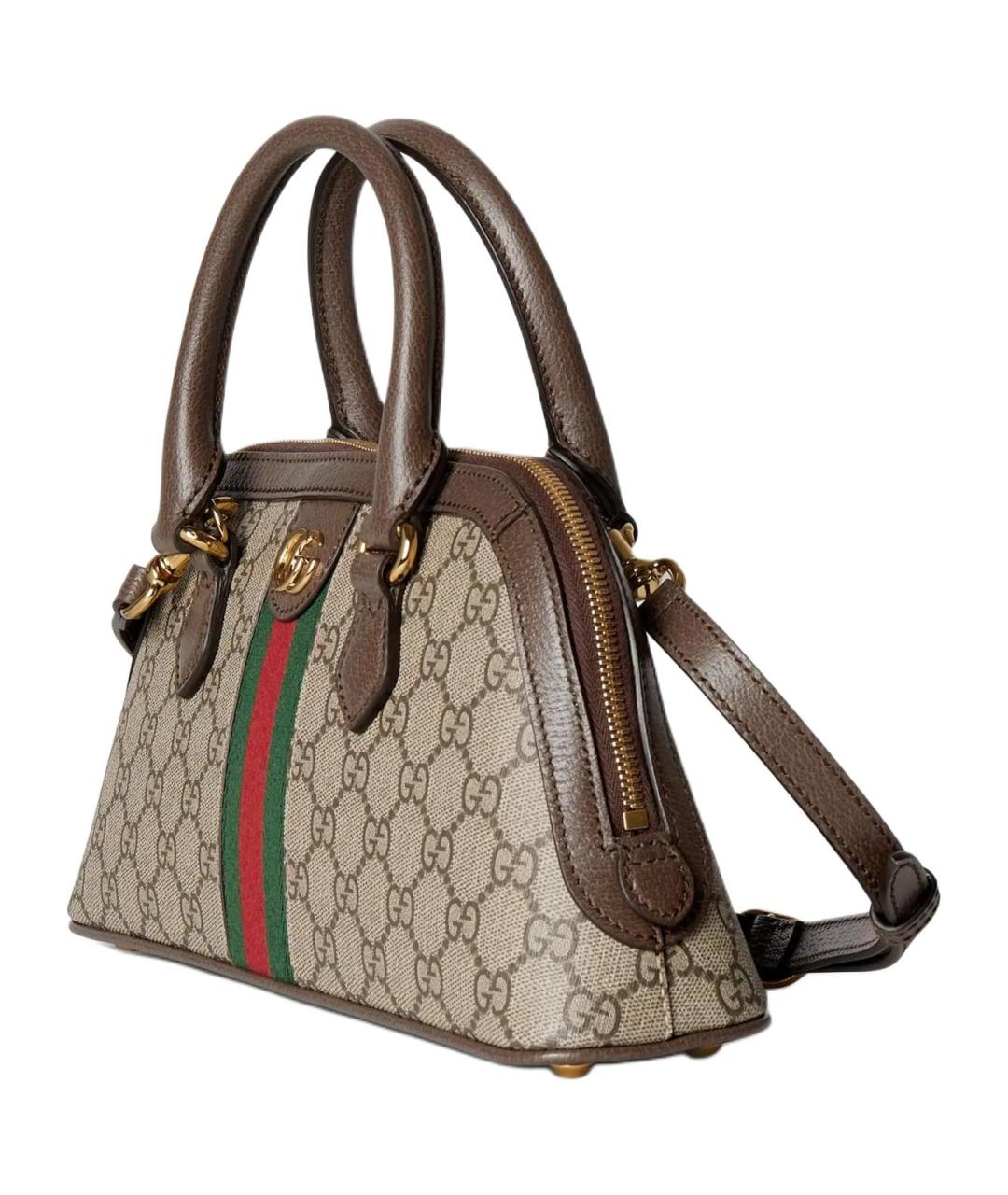 GUCCI Коричневая сумка через плечо, фото 3