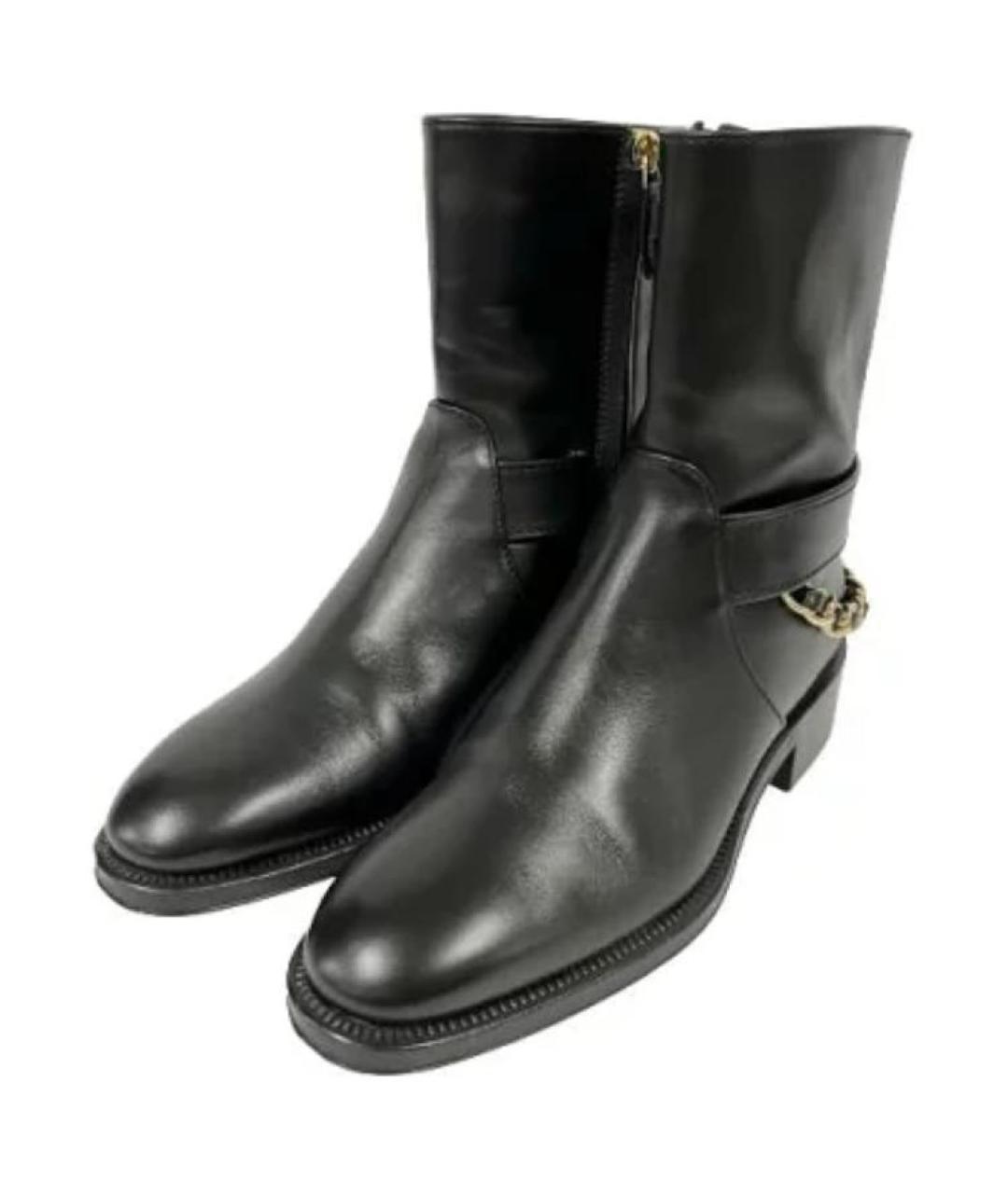 CHANEL Кожаные ботильоны, фото 3