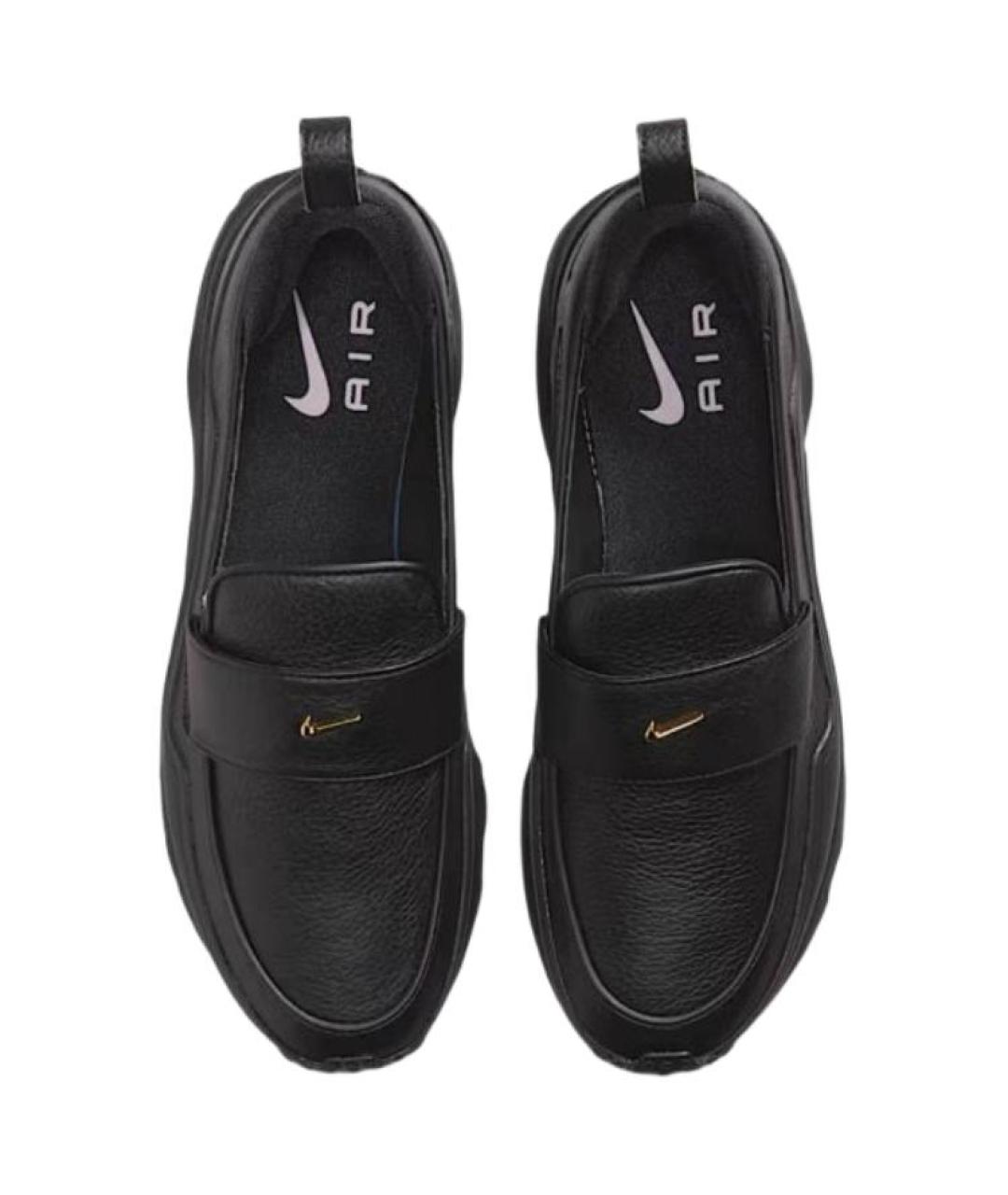 NIKE Черные кожаные лоферы, фото 3