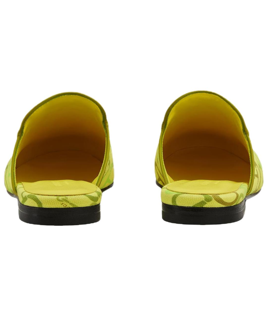 GUCCI Зеленые мюли, фото 4