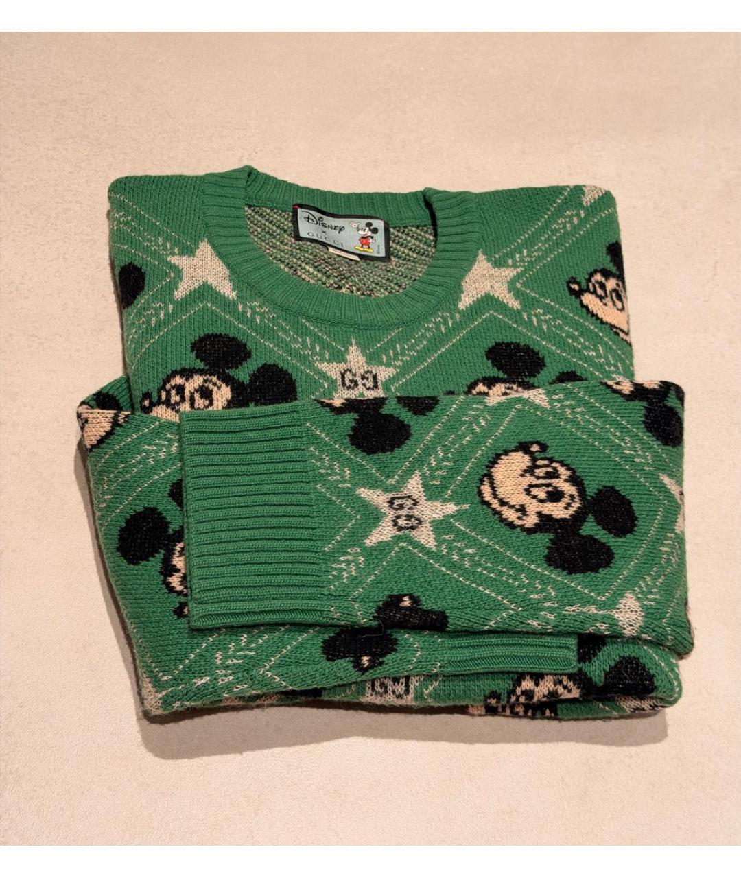 GUCCI Зеленый джемпер / свитер, фото 8