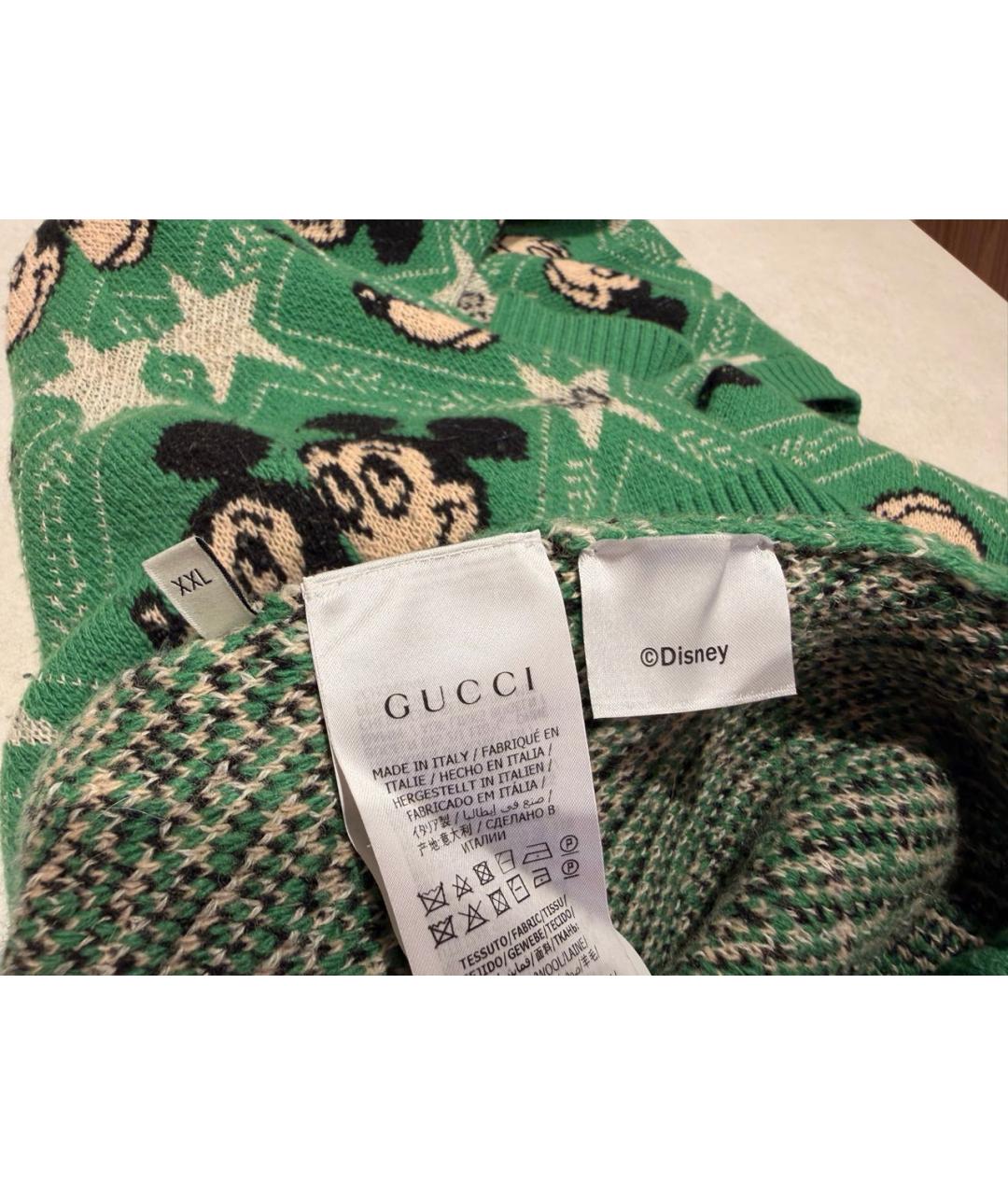 GUCCI Зеленый джемпер / свитер, фото 7