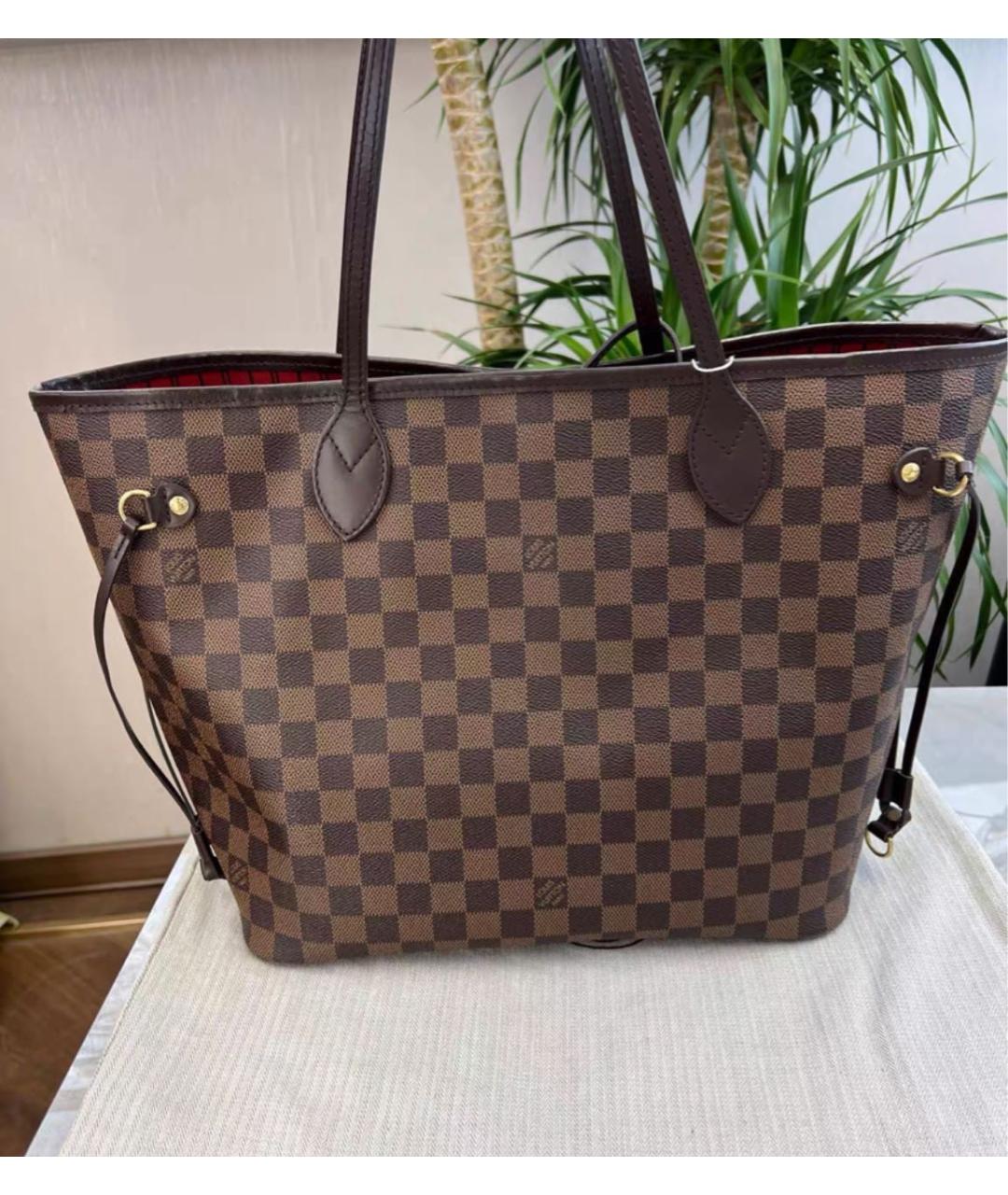 LOUIS VUITTON Коричневая сумка тоут, фото 2