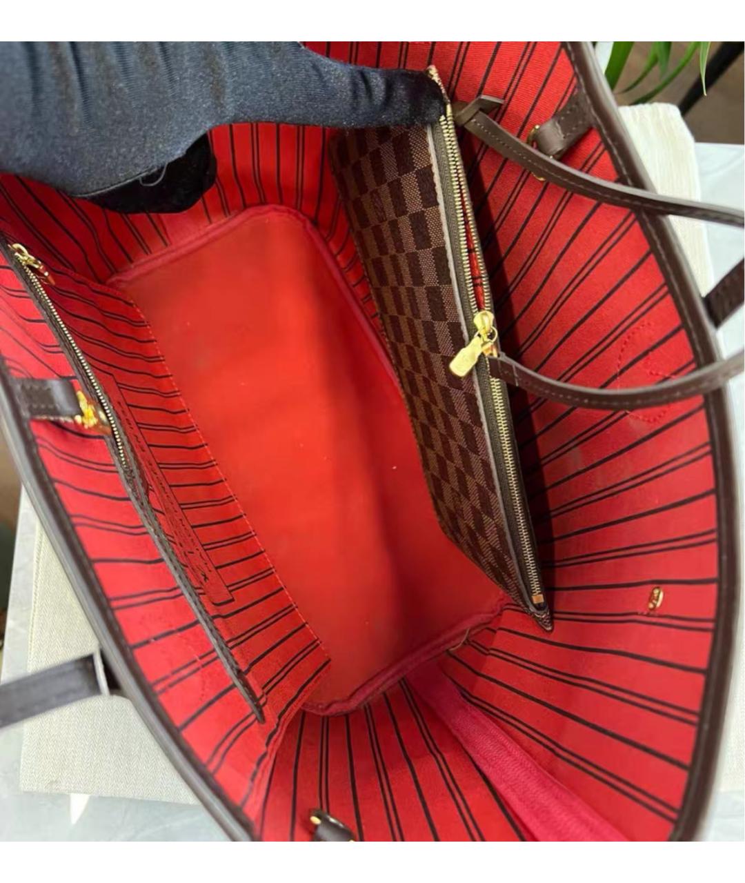 LOUIS VUITTON Коричневая сумка тоут, фото 5