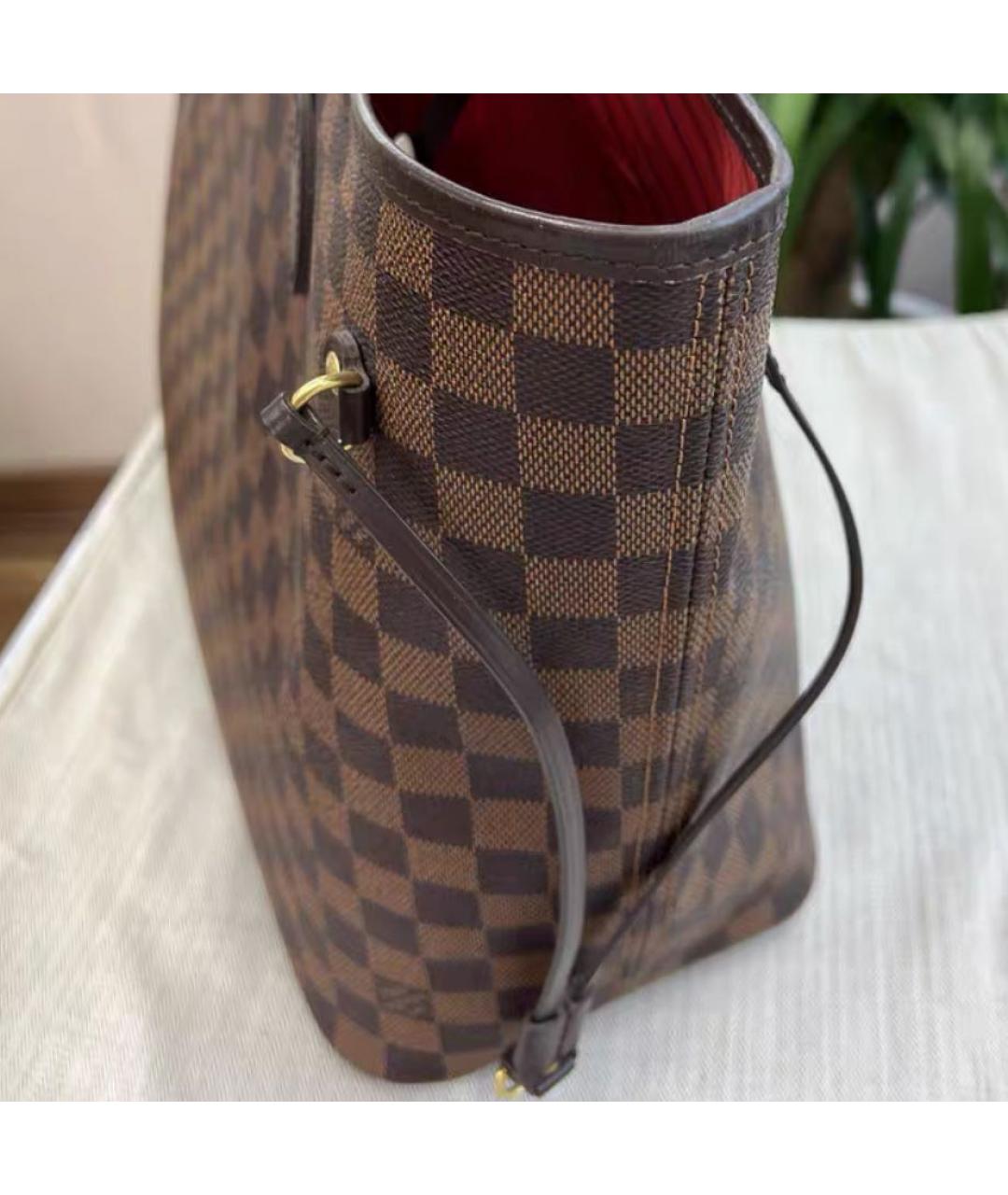 LOUIS VUITTON Коричневая сумка тоут, фото 4