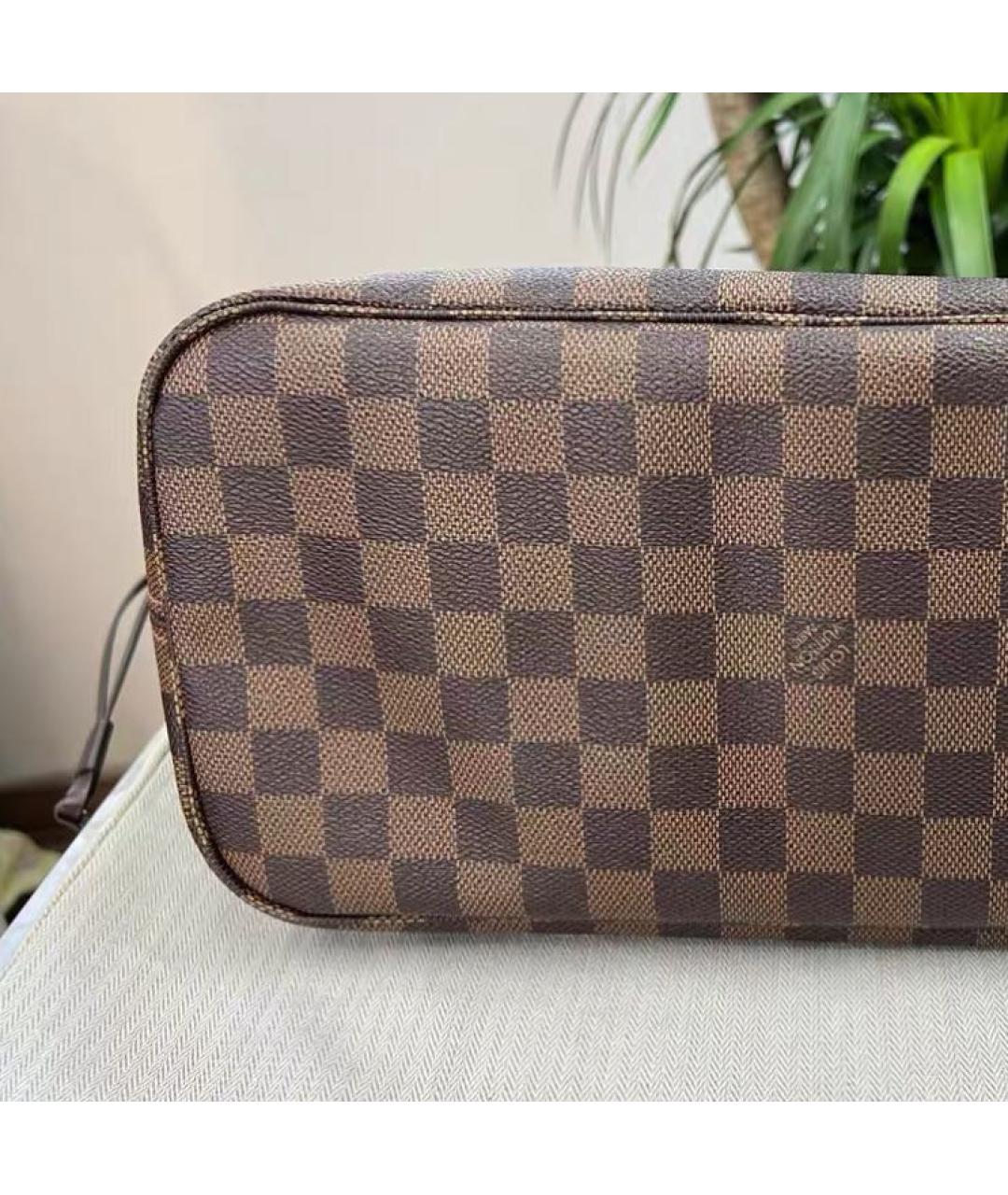 LOUIS VUITTON Коричневая сумка тоут, фото 7