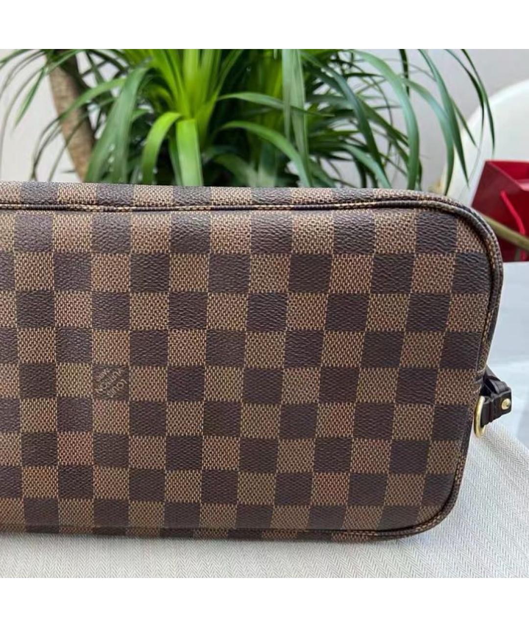 LOUIS VUITTON Коричневая сумка тоут, фото 8