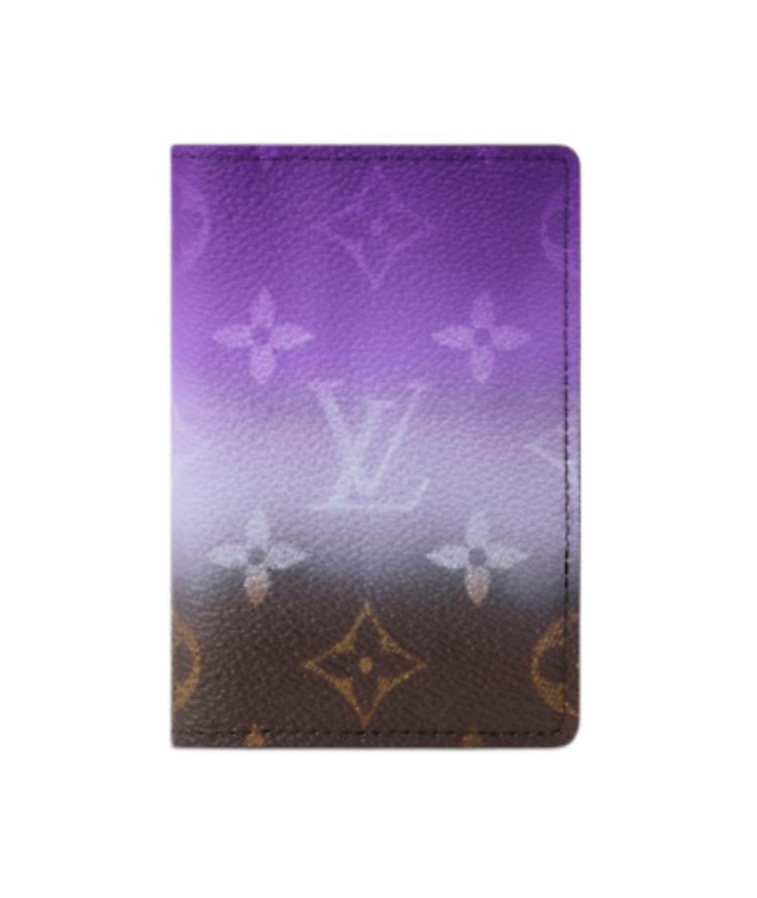 LOUIS VUITTON Фиолетовый кардхолдер, фото 1