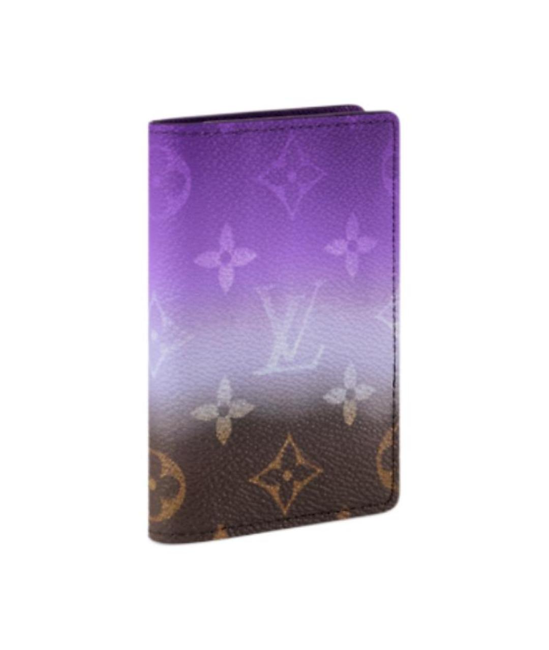 LOUIS VUITTON Фиолетовый кардхолдер, фото 2