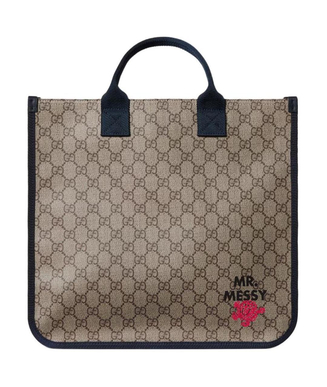 GUCCI Коричневая канва сумка через плечо, фото 3