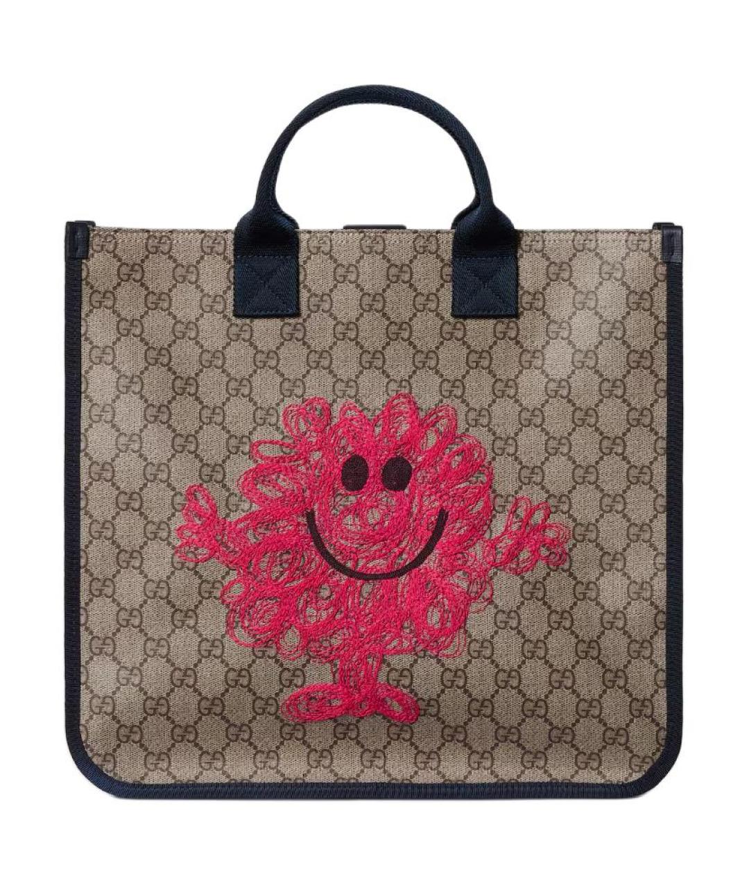 GUCCI Коричневая канва сумка через плечо, фото 1