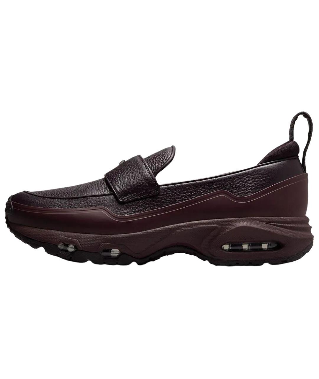 NIKE Бордовые кожаные лоферы, фото 2