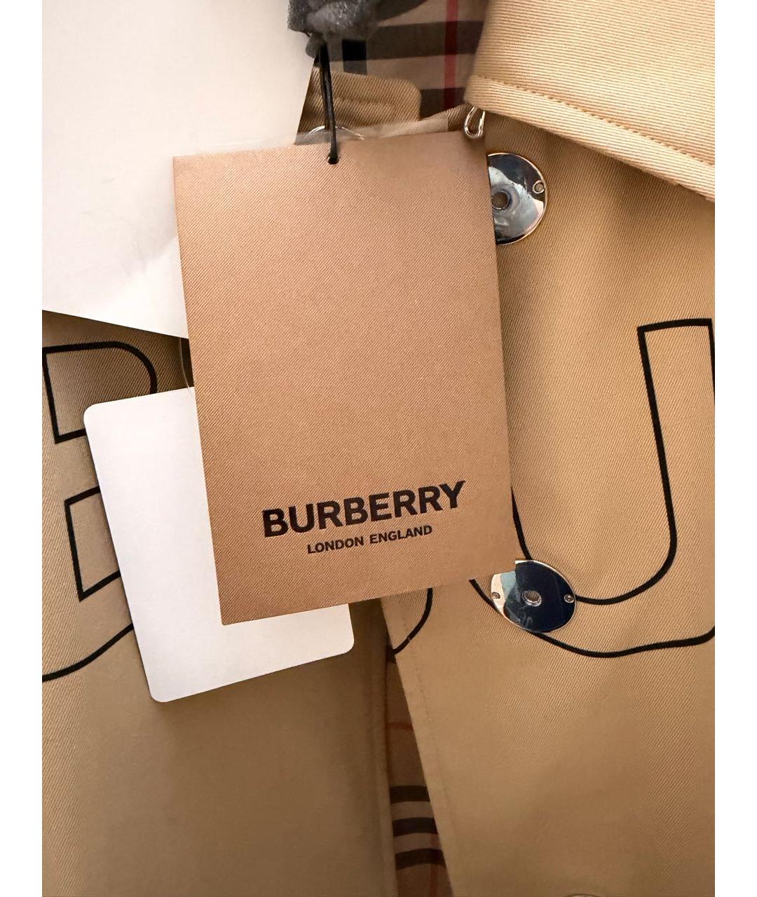 BURBERRY Бежевый тренч/плащ, фото 5