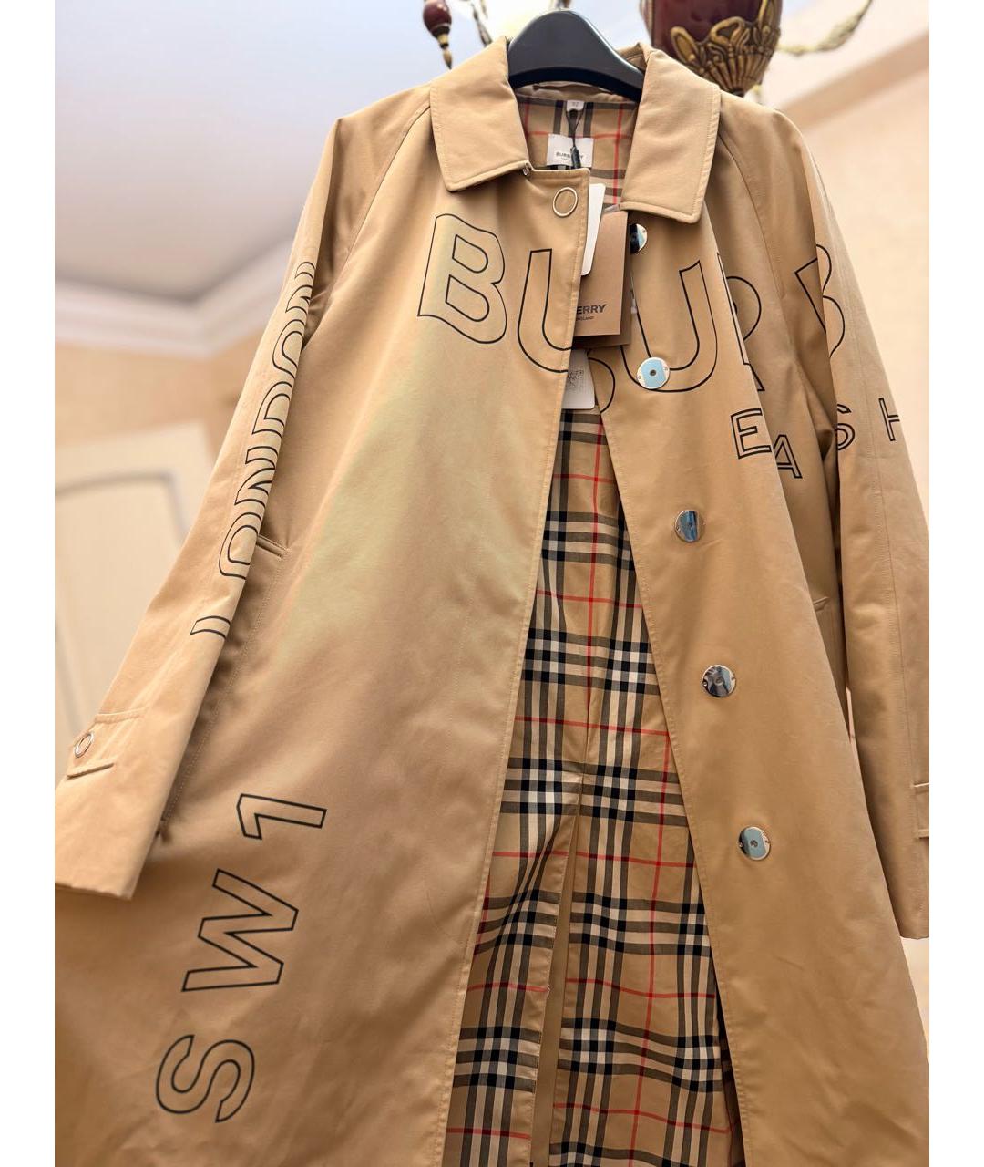 BURBERRY Бежевый тренч/плащ, фото 8