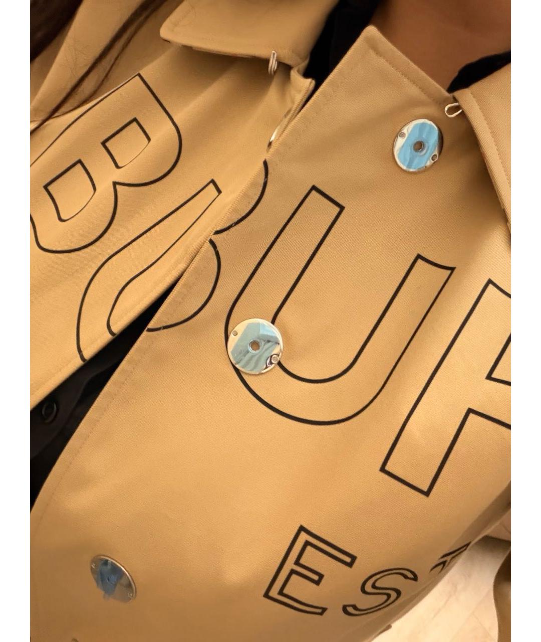 BURBERRY Бежевый тренч/плащ, фото 3