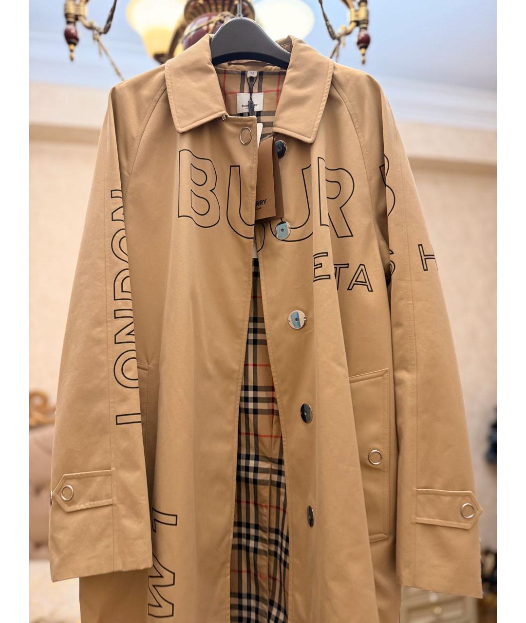 BURBERRY Бежевый тренч/плащ, фото 4