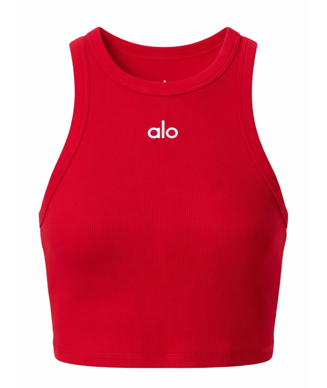ALO YOGA Красная майка, фото 1