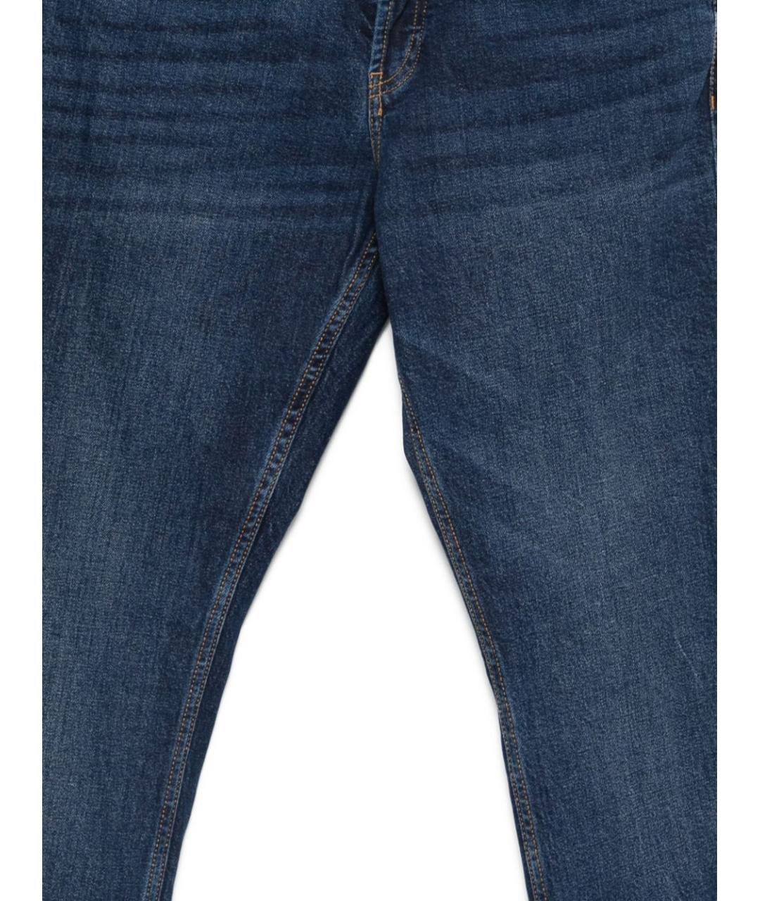 JOHN RICHMOND Синие хлопковые прямые джинсы, фото 3