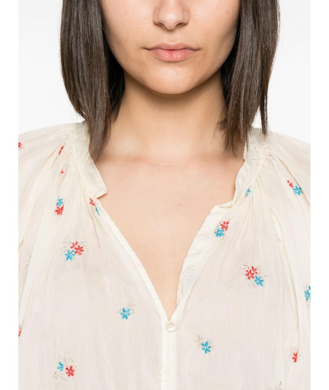 FORTE FORTE Бежевая хлопковая рубашка, фото 2