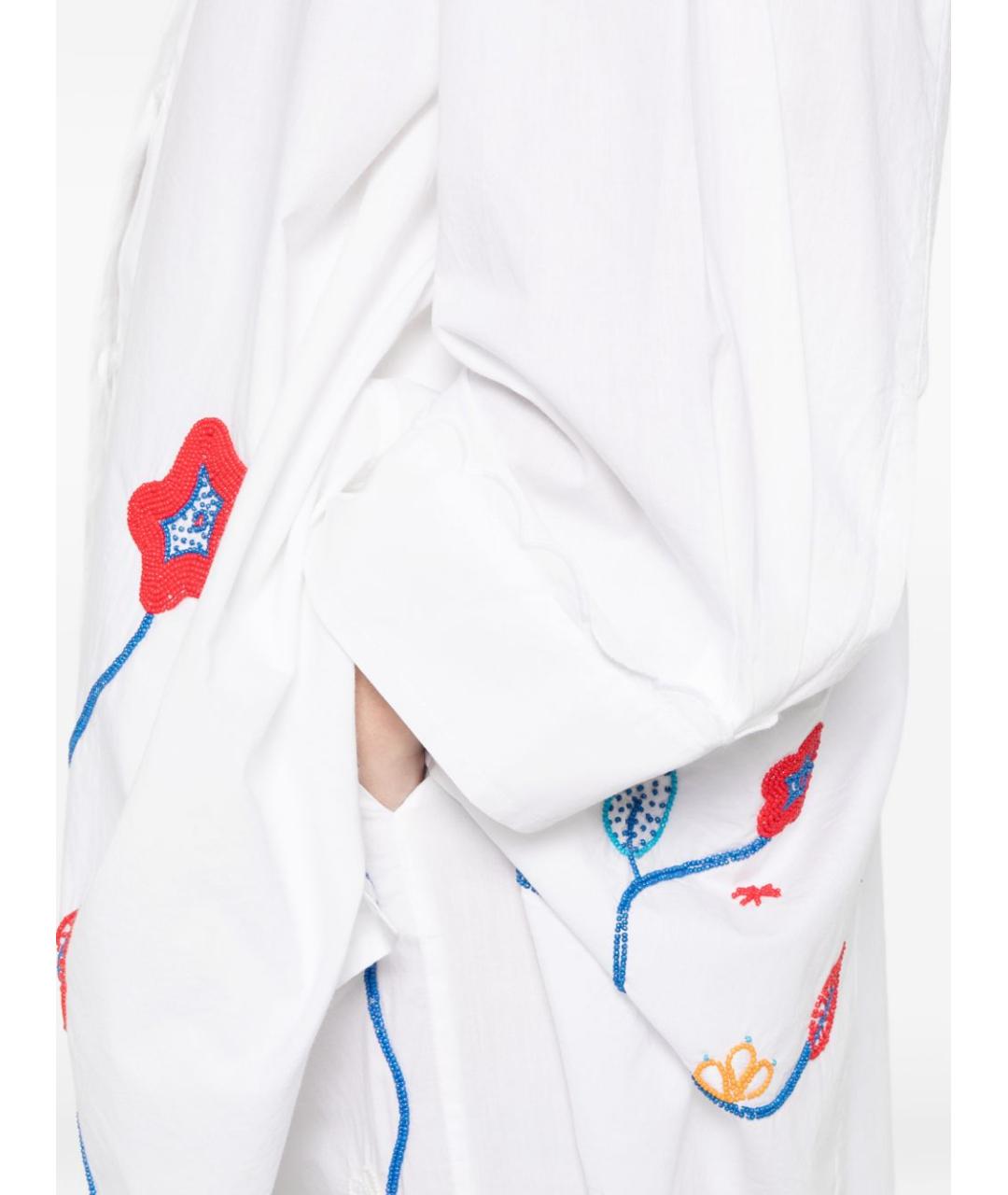 FORTE FORTE Белая хлопковая рубашка, фото 4