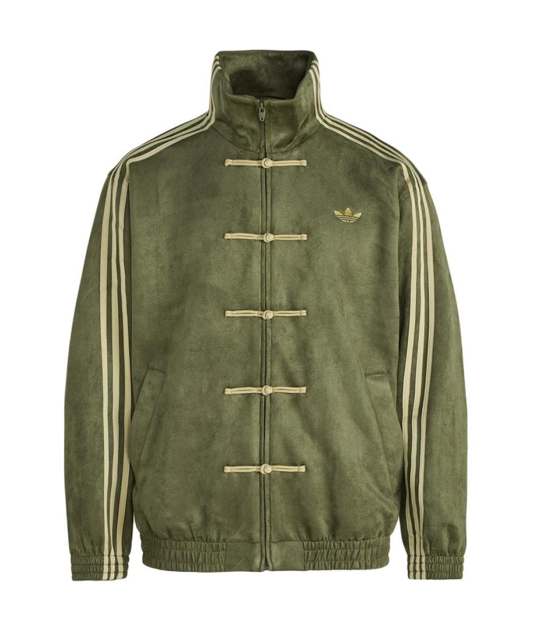 ADIDAS Хаки полиэстеровая куртка, фото 1