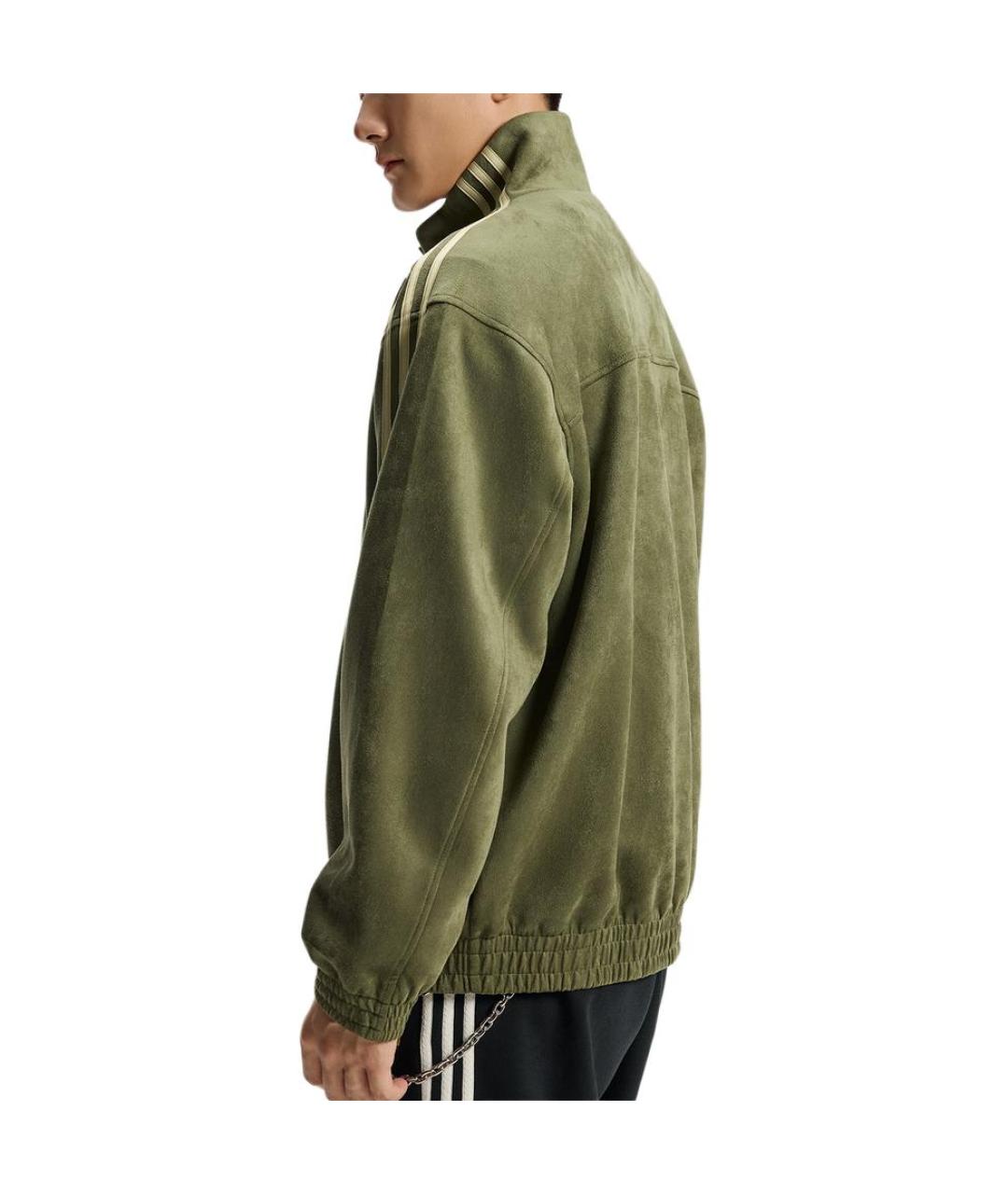 ADIDAS Хаки полиэстеровая куртка, фото 3
