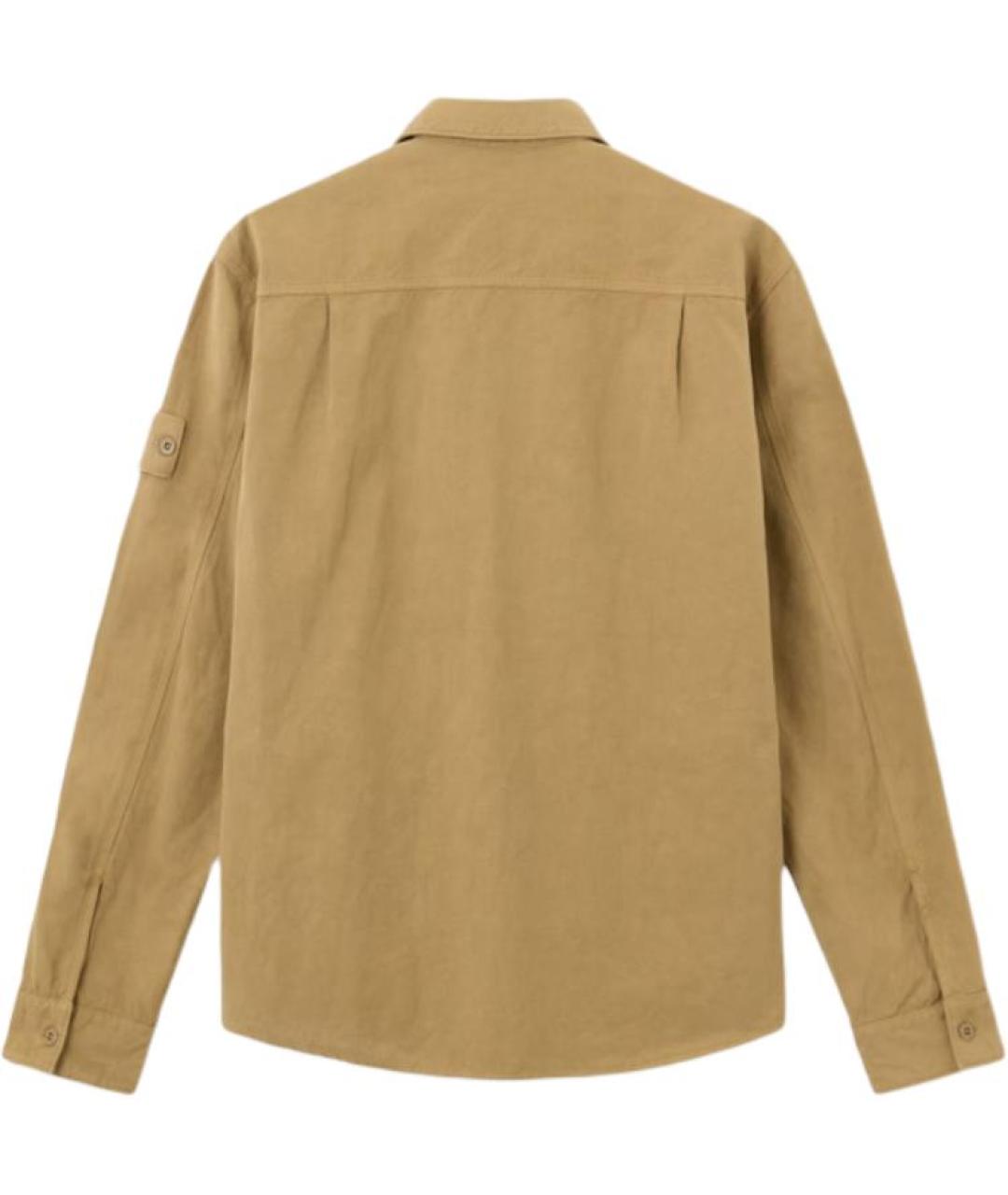 STONE ISLAND Бежевая классическая рубашка, фото 2