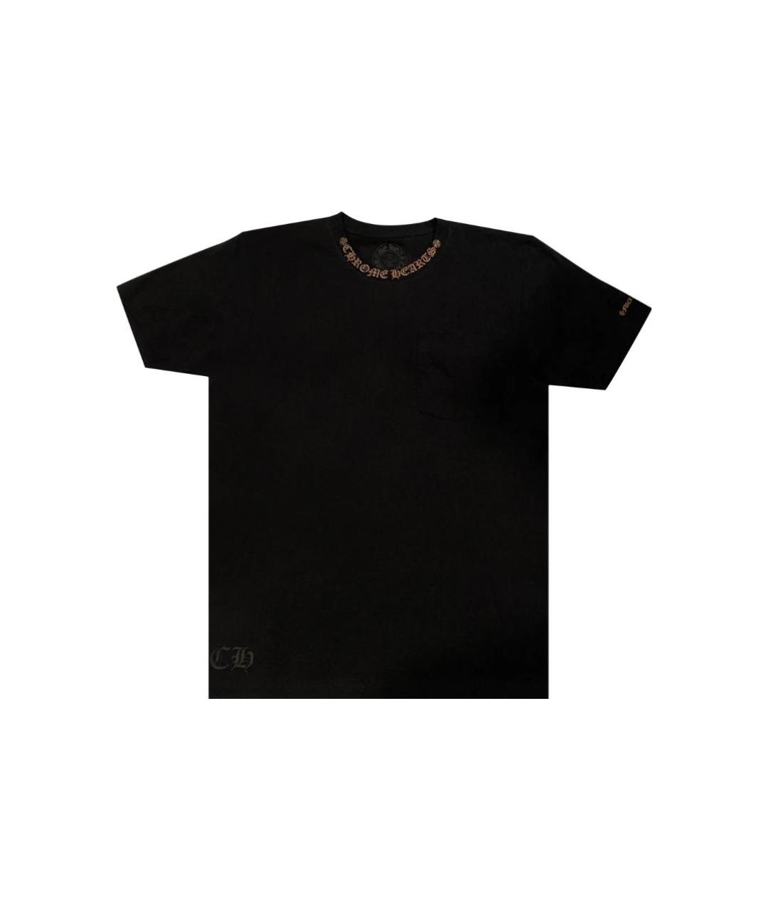 CHROME HEARTS Черная футболка, фото 4