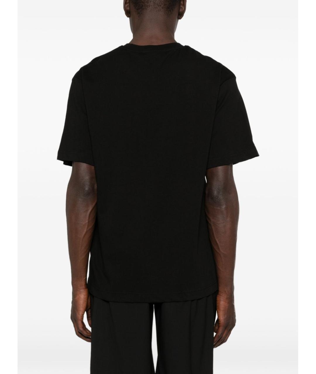 JOHN RICHMOND Черная хлопковая футболка, фото 4