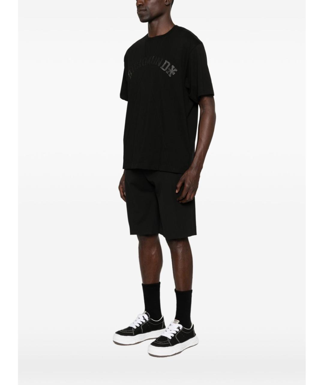JOHN RICHMOND Черная хлопковая футболка, фото 5