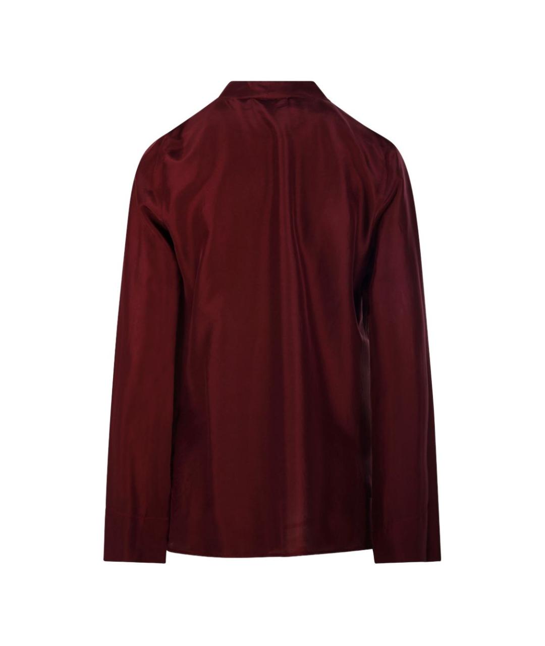 FORTE FORTE Красная шелковая рубашка, фото 2