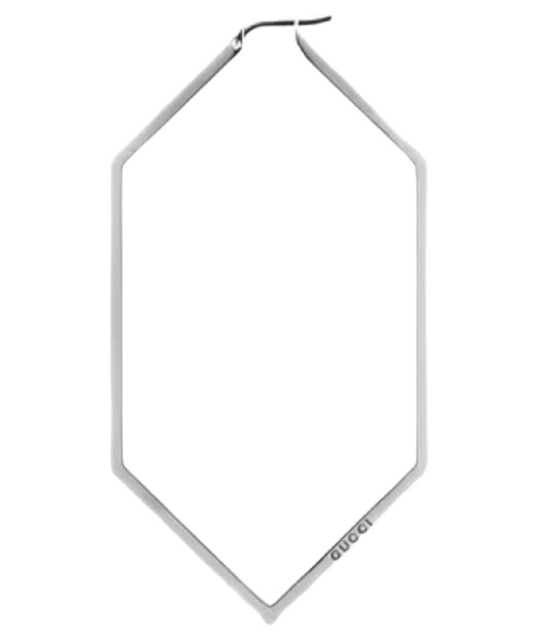 GUCCI Серебряные серьги, фото 1