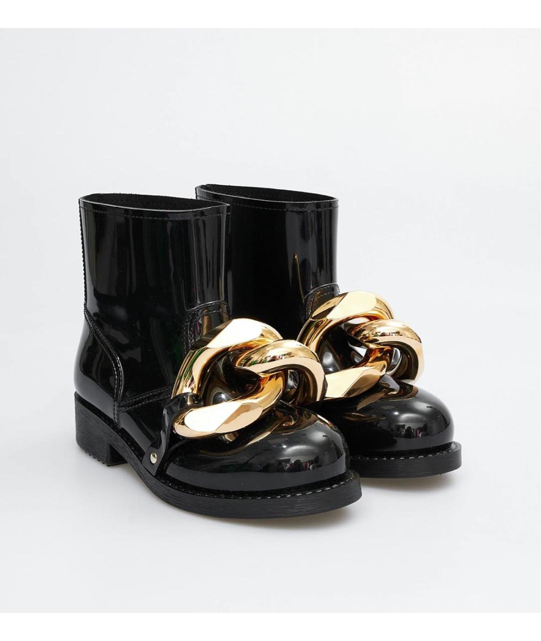 J.W.ANDERSON Черные резиновые полусапоги, фото 2