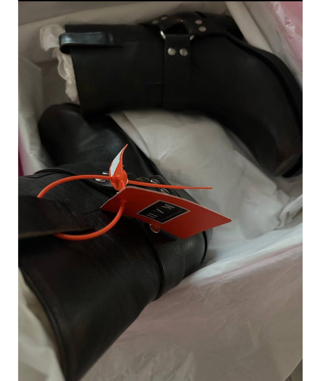 PARIS TEXAS Коричневые кожаные полусапоги, фото 3