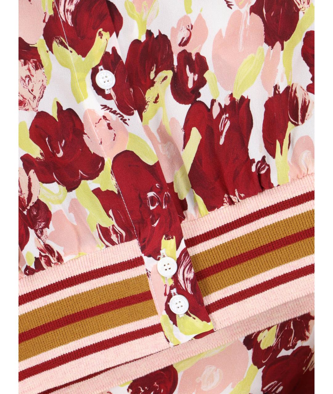 MARNI Мульти шелковая рубашка, фото 5