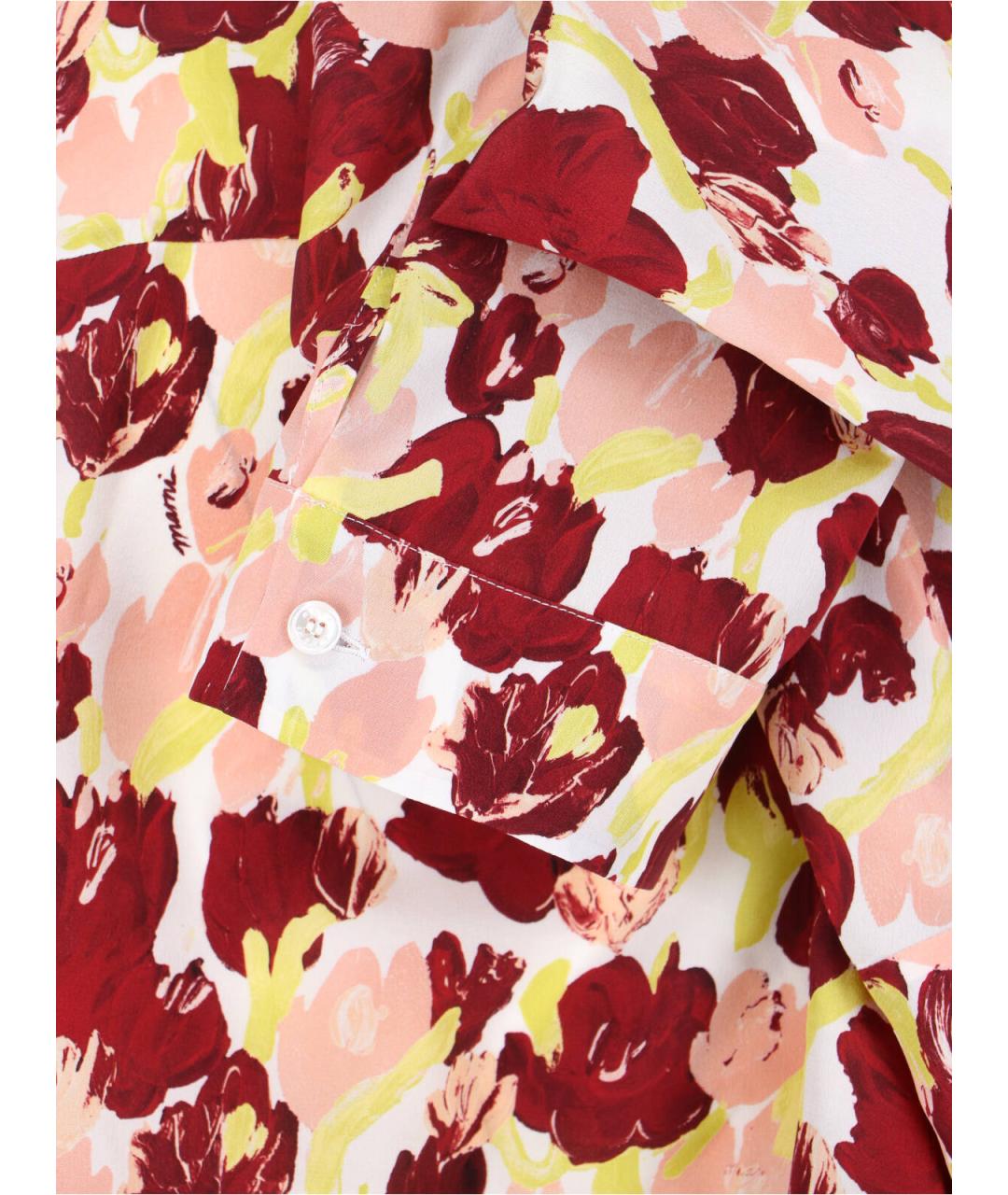 MARNI Мульти шелковая рубашка, фото 4