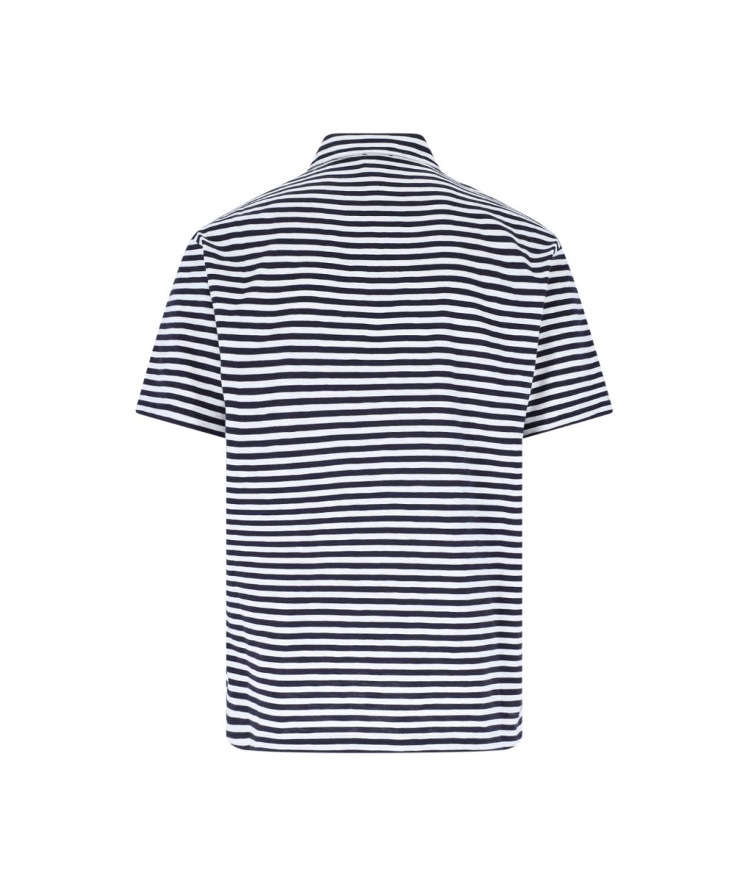 CLOSED Синее хлопковое поло с коротким рукавом, фото 2